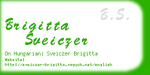 brigitta sveiczer business card